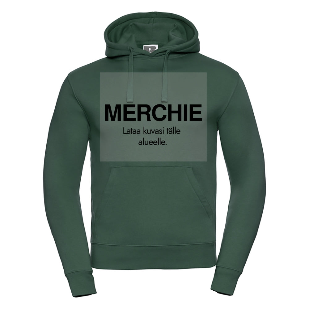 Painatus etupuolella, Russell Authentic Hooded Sweat
