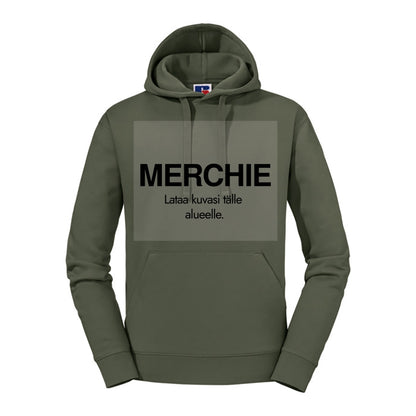 Painatus etupuolella, Russell Authentic Hooded Sweat