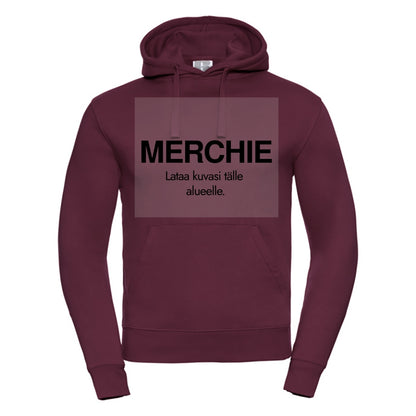 Painatus etupuolella, Russell Authentic Hooded Sweat