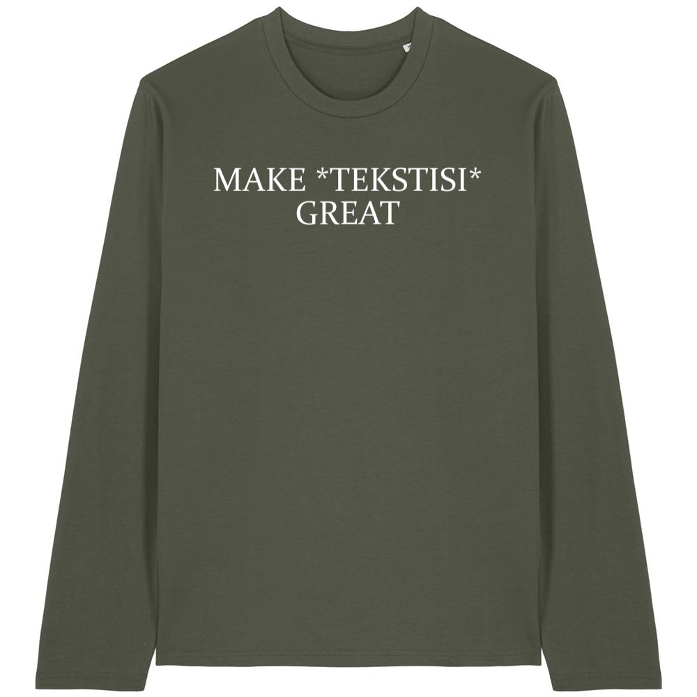 Make Great, Stanley/Stella Creator 2.0 Long Sleeve