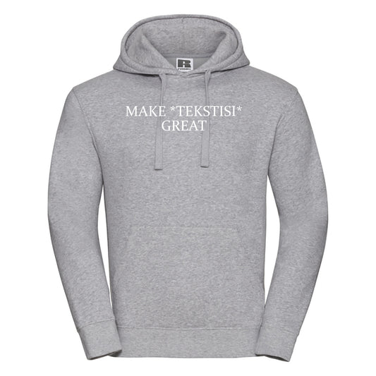 Make Great, Russell Authentic Hooded Sweat