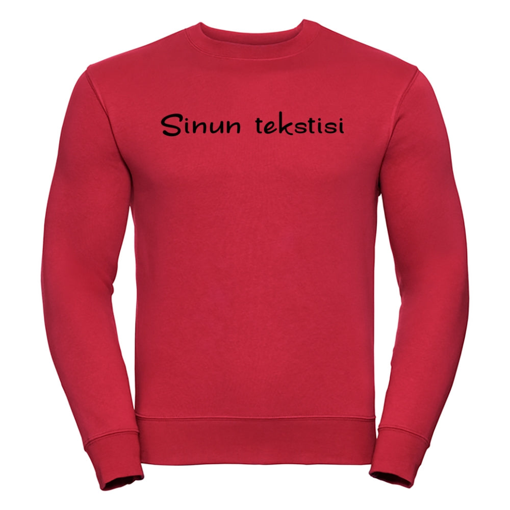 Oma teksti, Russell Authentic Sweat