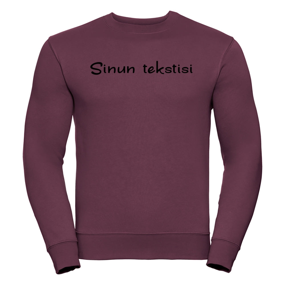 Oma teksti, Russell Authentic Sweat